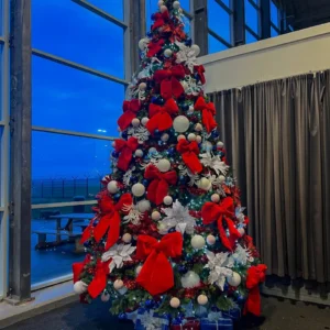 15ft Tree Red White